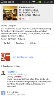 Good Google Plus Business Profile